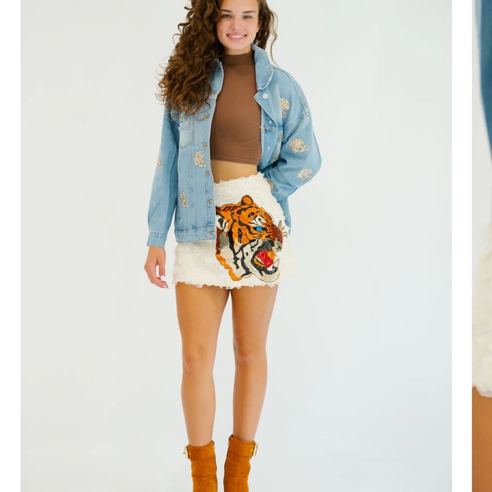 Judith March Tiger skirt - Picture 2 of 4